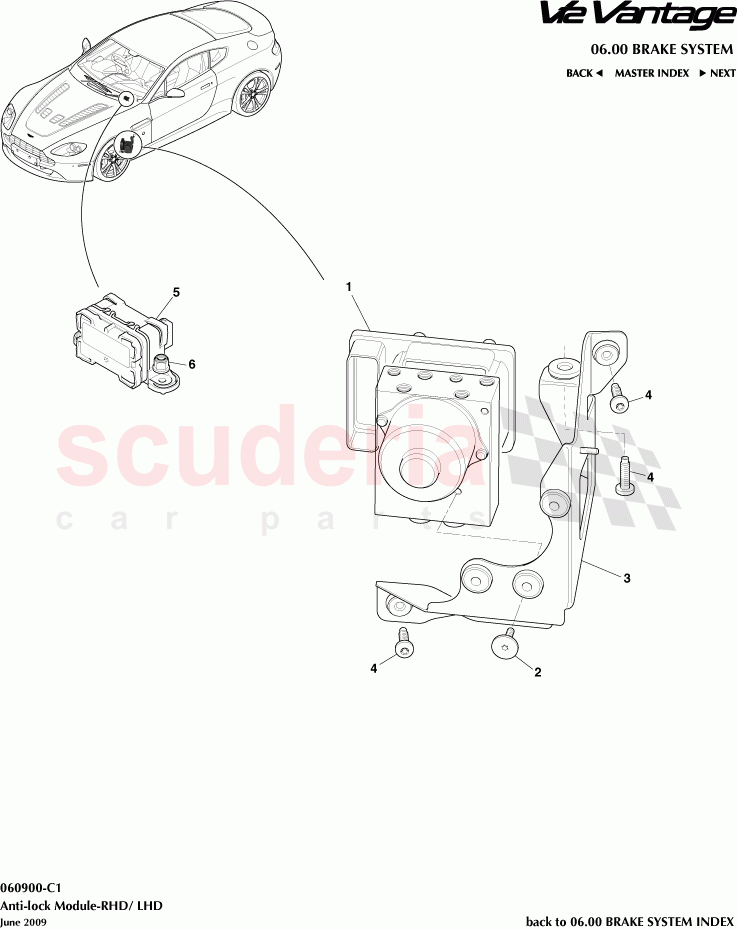 Anti-Lock Module of Aston Martin Aston Martin V12 Vantage (upto 2016)