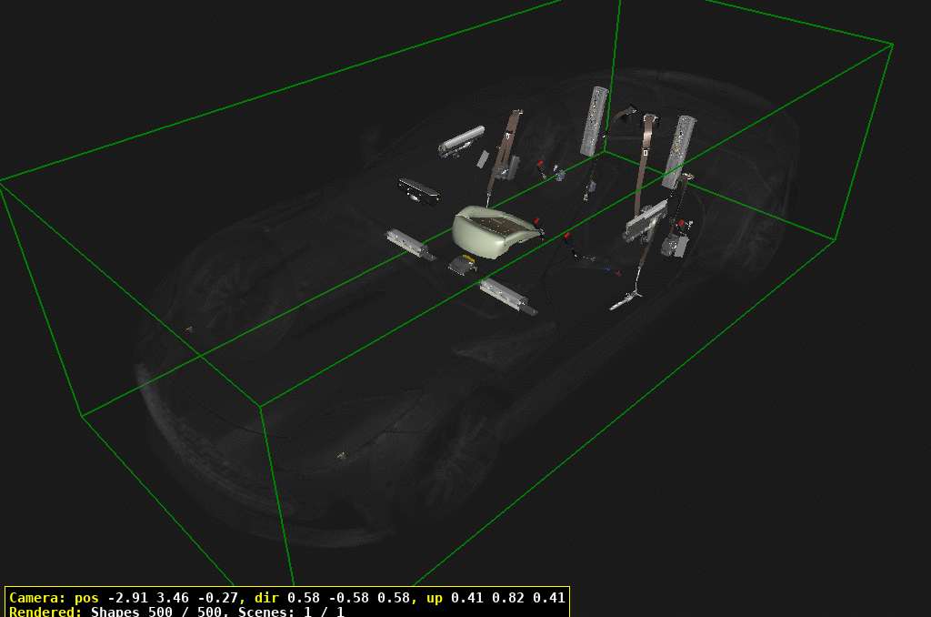 Occupant Restraining Device - Volante of Aston Martin Aston Martin GT DB12 (2024-