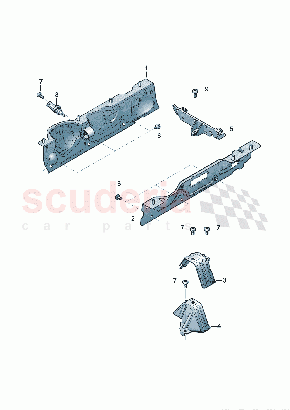 Heat shield (For turbocharger) of Bentley Bentley New Continental Convertible (2019-2024)