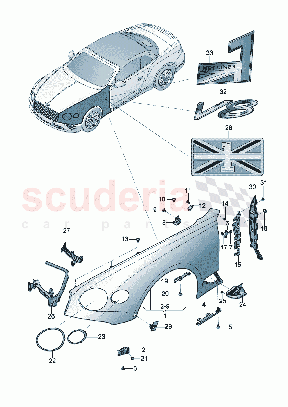 rear spoiler D - MJ 2020>> - MJ 2020 of Bentley Bentley New Continental Convertible (2019-2024)