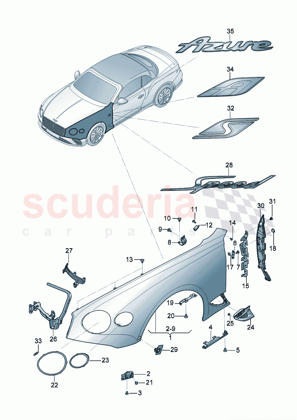 Wing D - MJ 2023>> - MJ 2024 of Bentley Bentley New Continental Convertible (2019-2024)
