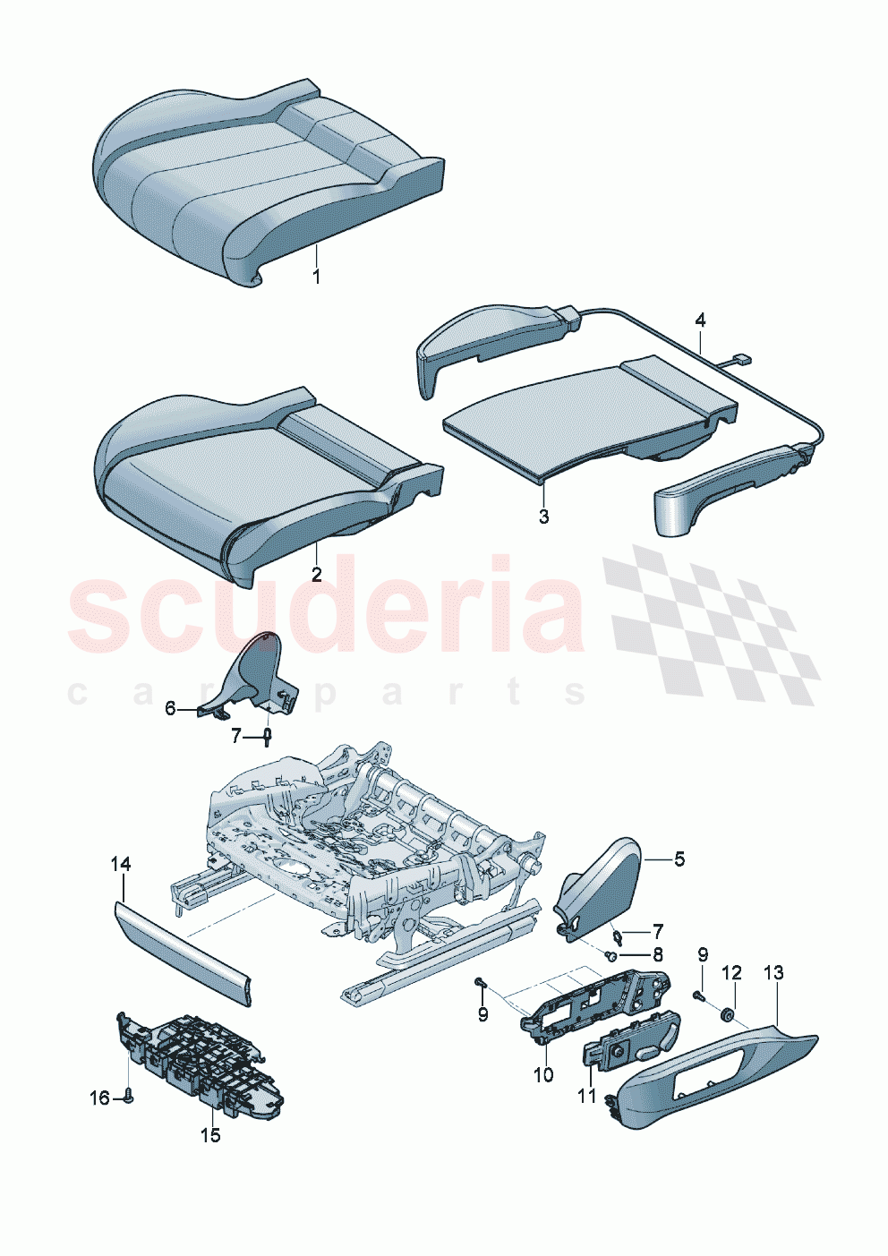 Seat cushion D >> - MJ 2022 of Bentley Bentley New Continental Convertible (2019-2024)