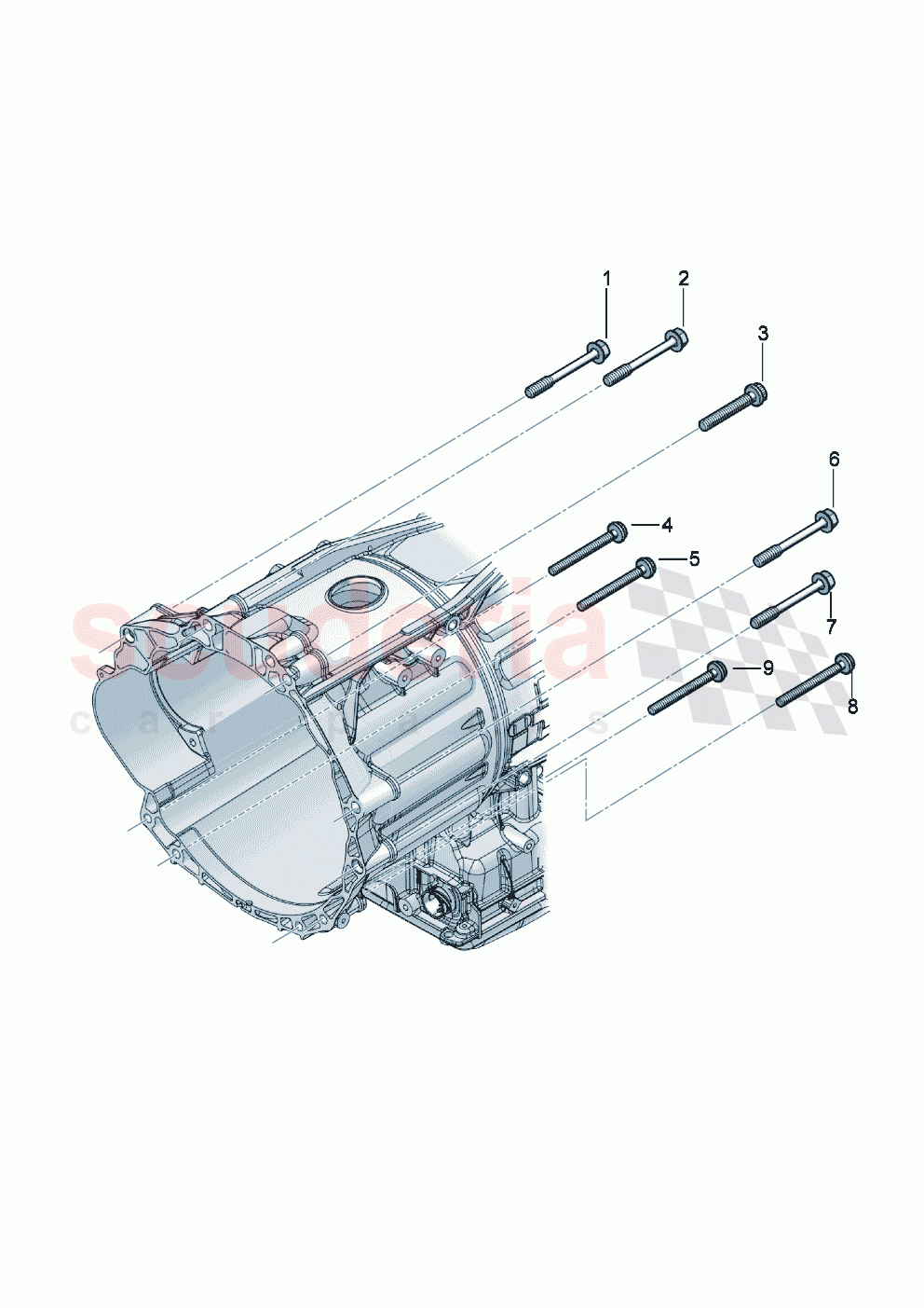 Assembly parts for engine and gearbox of Bentley Bentley New Continental Convertible (2019-2024)