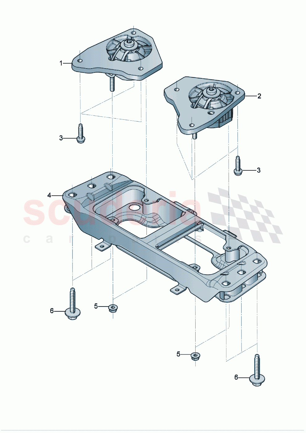 gearbox mounting mounting bracket for gearbox of Bentley Bentley New Continental Convertible (2019-2024)