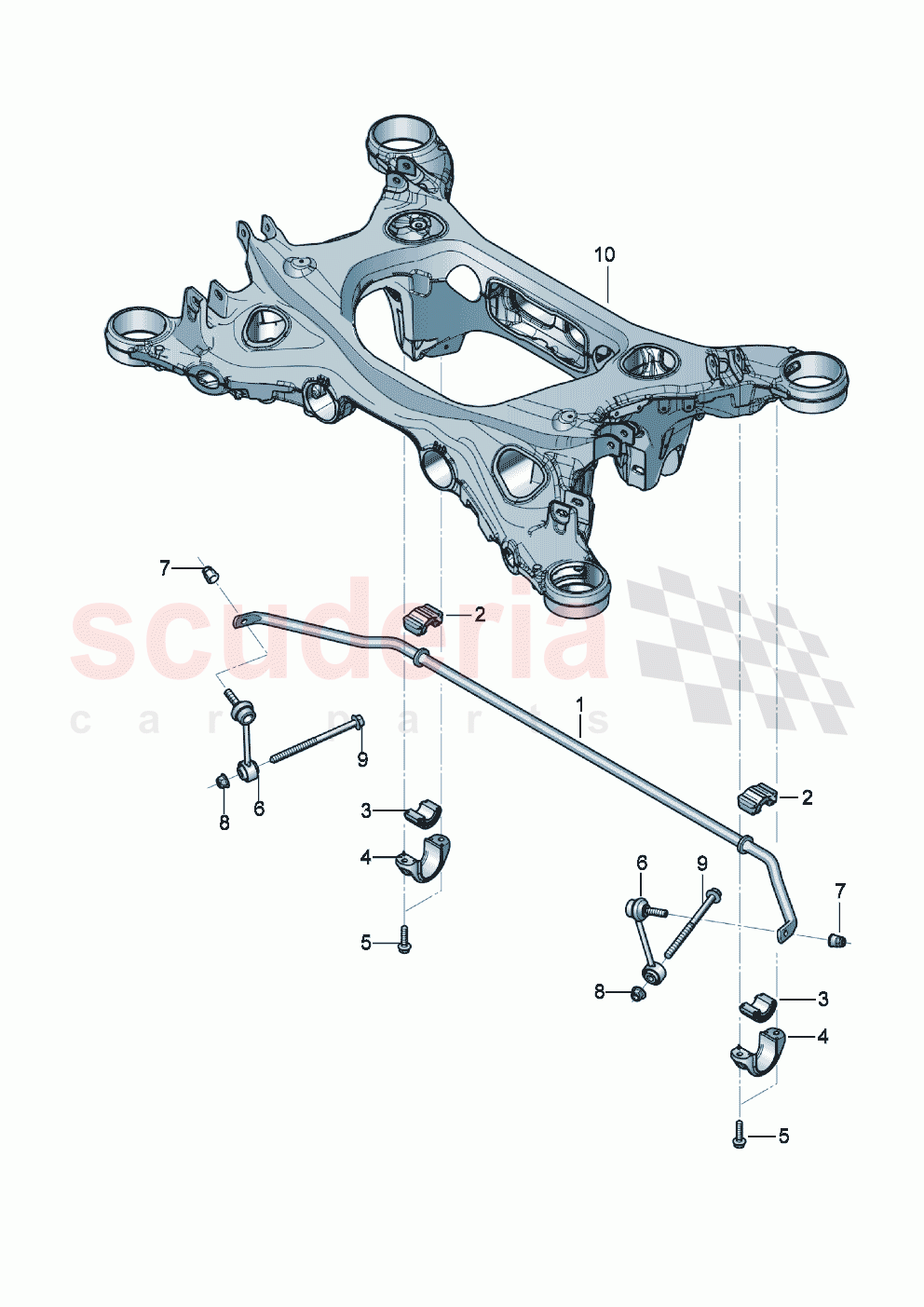 Anti-roll bar of Bentley Bentley New Continental Convertible (2019-2024)