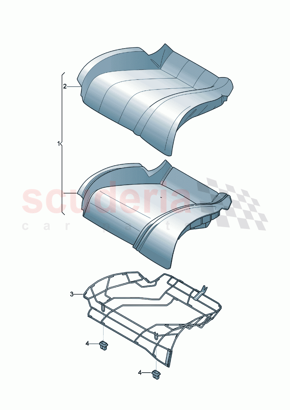 Seat cushion D >> - MJ 2022 of Bentley Bentley New Continental Convertible (2019-2024)