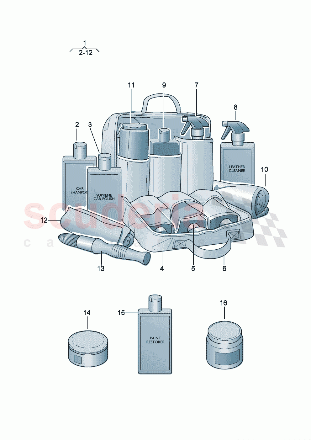 Genuine accessories Wash set of Bentley Bentley New Continental GT (2019-2024)