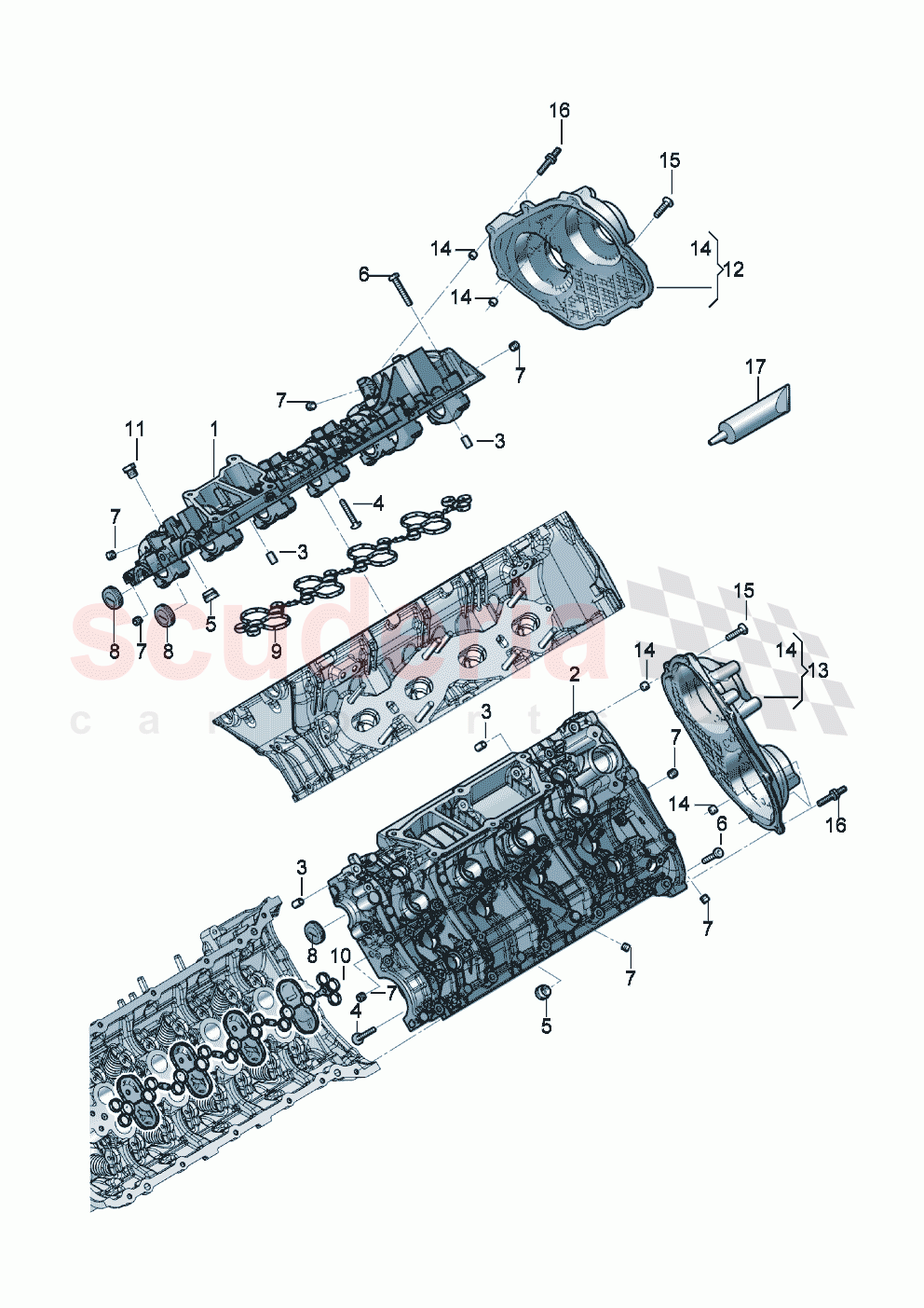 cylinder head cover of Bentley Bentley New Continental GT (2019-2024)