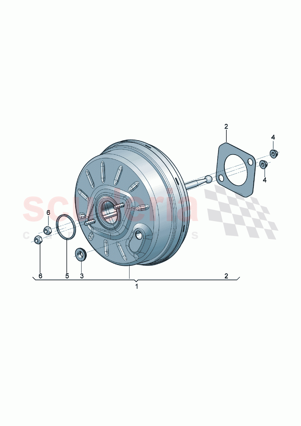Brake servo of Bentley Bentley New Flying Spur (2020-2024)