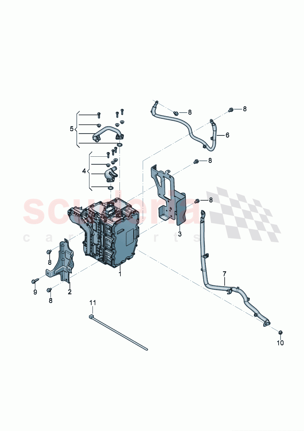 Power and control electronics- for electric drive of Bentley Bentley New Flying Spur (2020-2024)