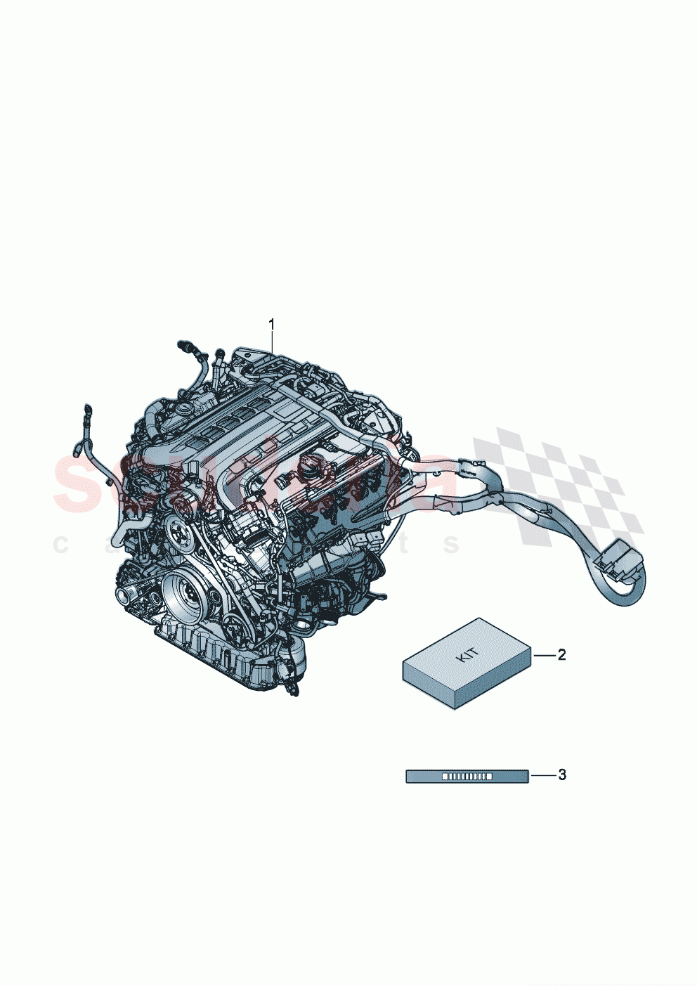 engine, complete Auxiliary material of Bentley Bentley New Flying Spur (2020-2024)