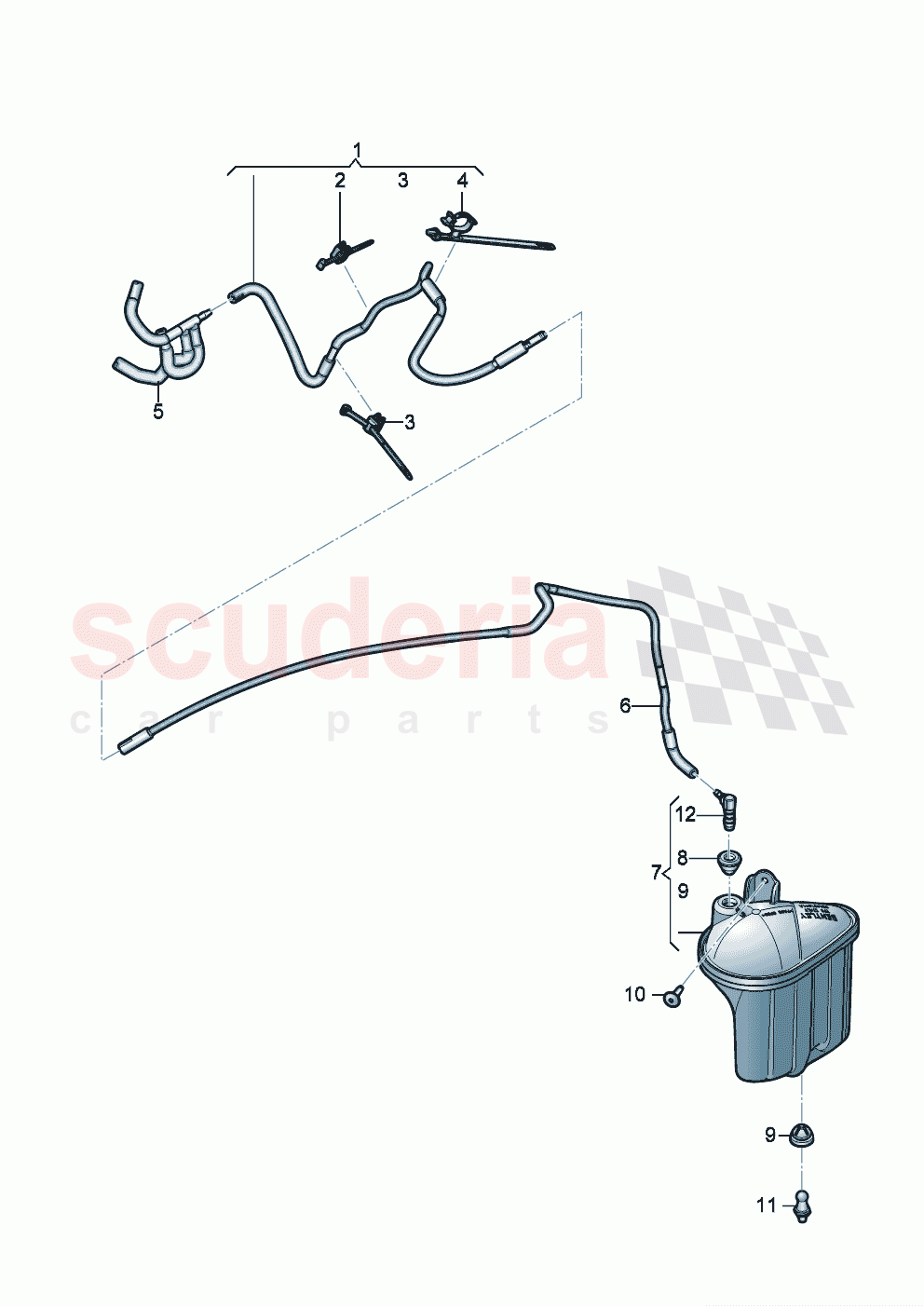 vacuum system Engine bay of Bentley Bentley New Flying Spur (2020-2024)