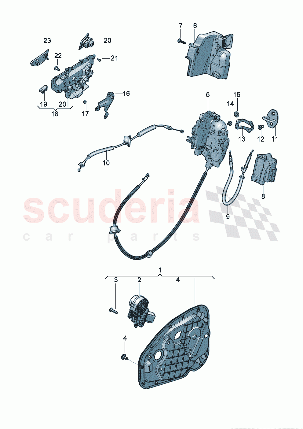 door handle, inner of Bentley Bentley New Flying Spur (2020-2024)