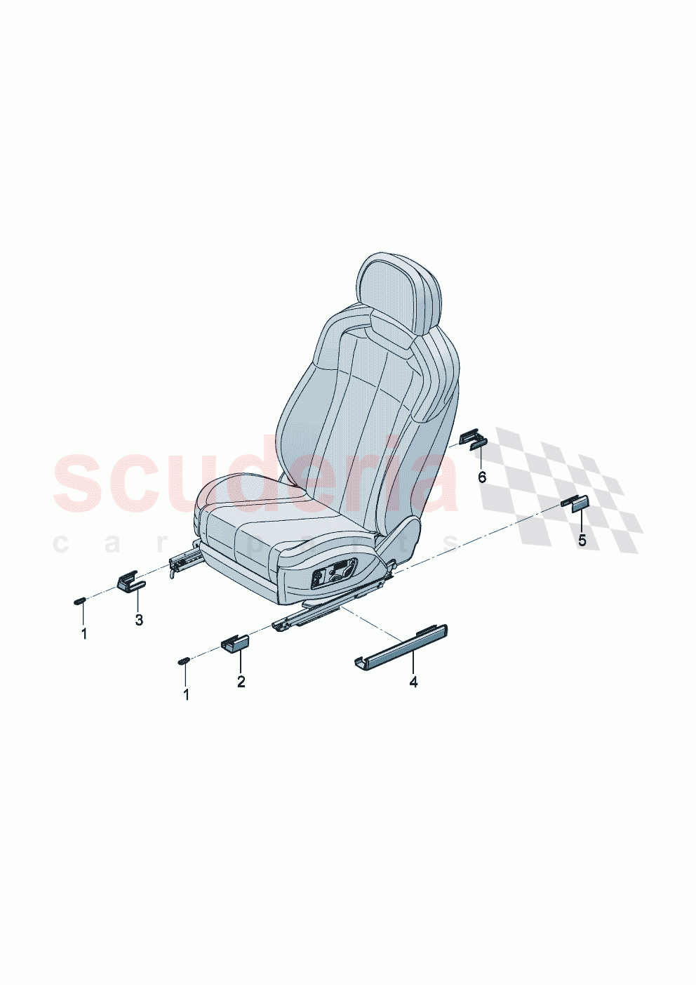 Cover for guide rail of Bentley Bentley New Flying Spur (2020-2024)