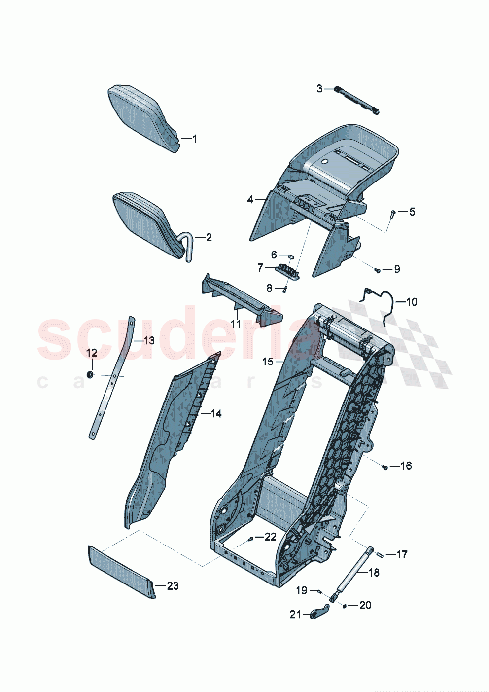Rear seats of Bentley Bentley New Flying Spur (2020-2024)