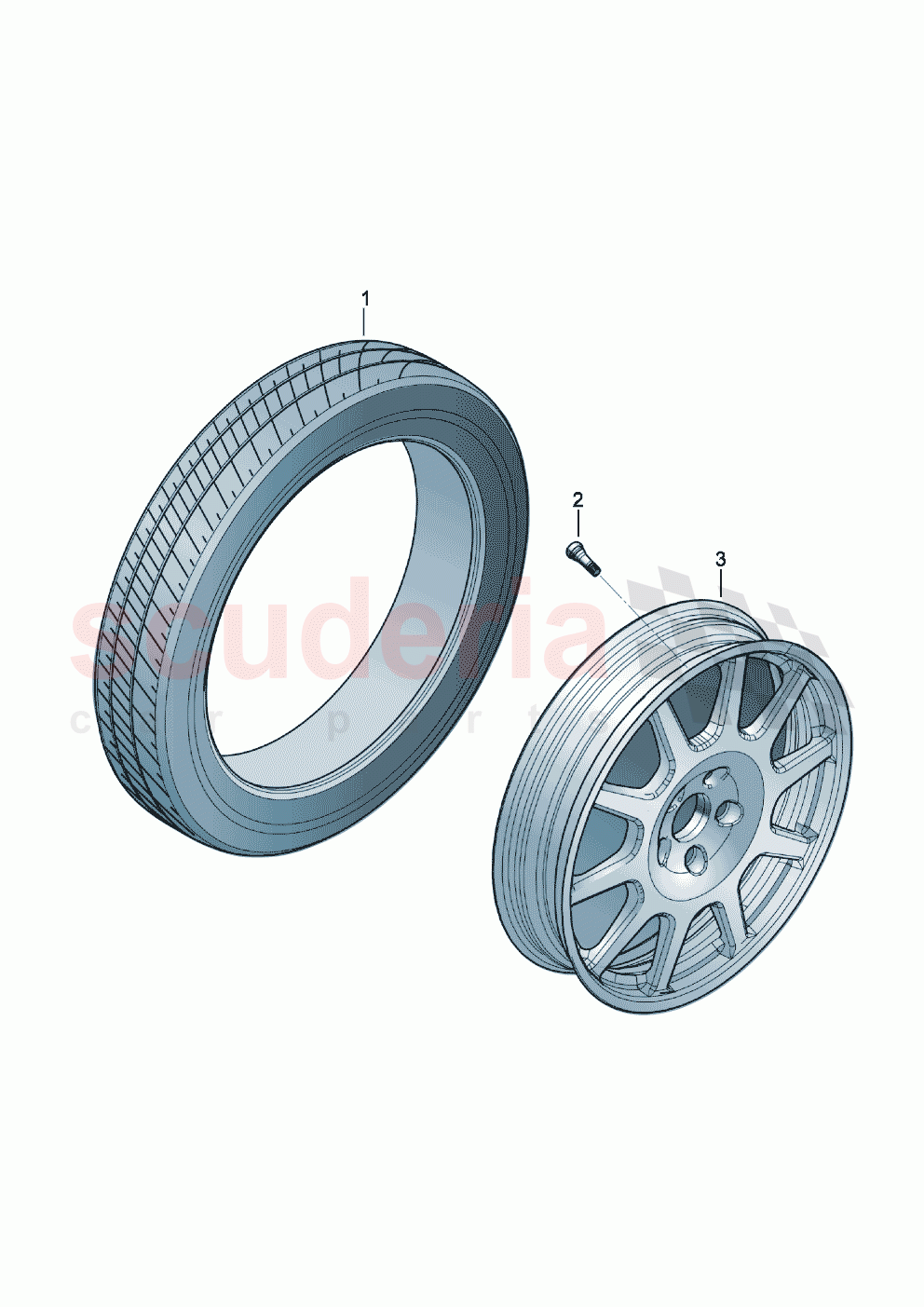 for models with space-saving temporary spare wheel of Bentley Bentley New Flying Spur (2020-2024)