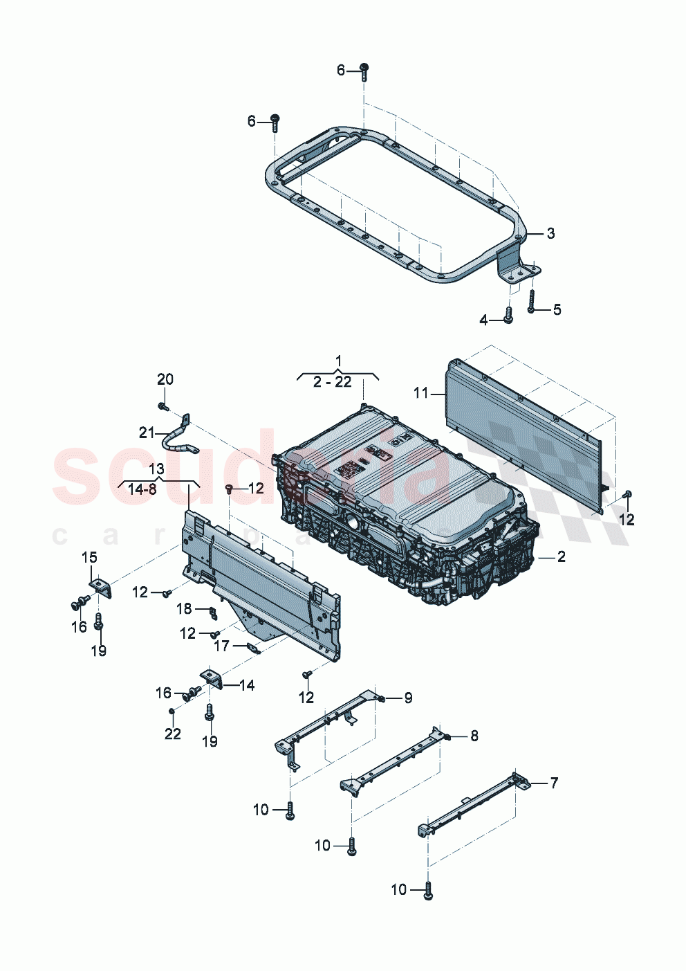 High-voltage battery of Bentley Bentley New Continental Convertible (2025-2026)