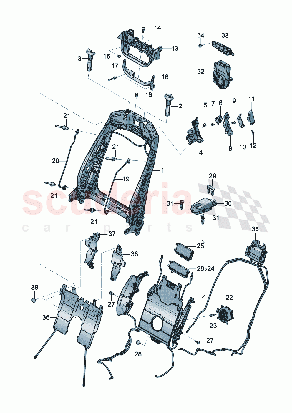 Backrest of Bentley Bentley New Continental Convertible (2025-2026)
