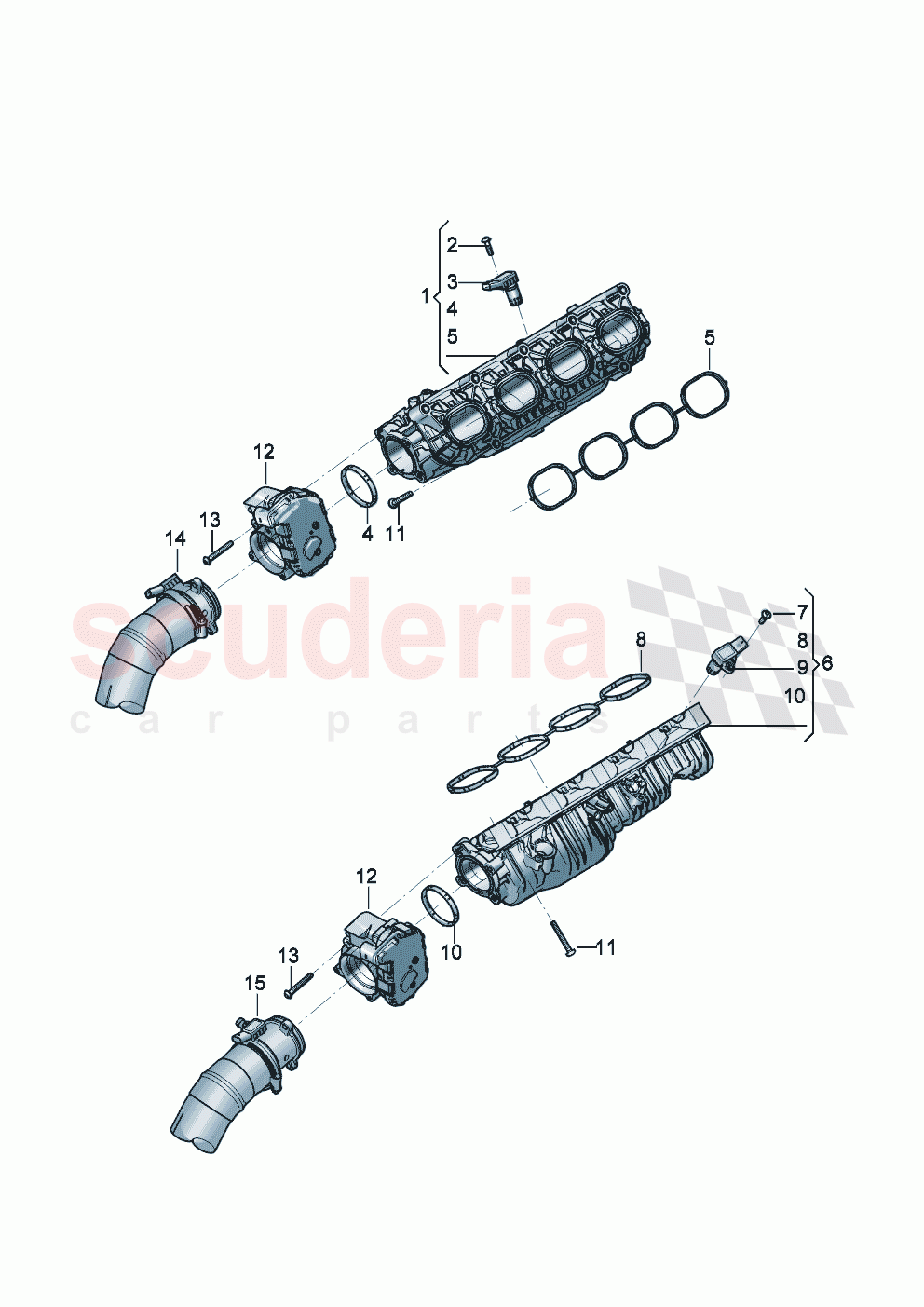 Intake manifold Throttle valve of Bentley Bentley New Continental GT (2025-2026)