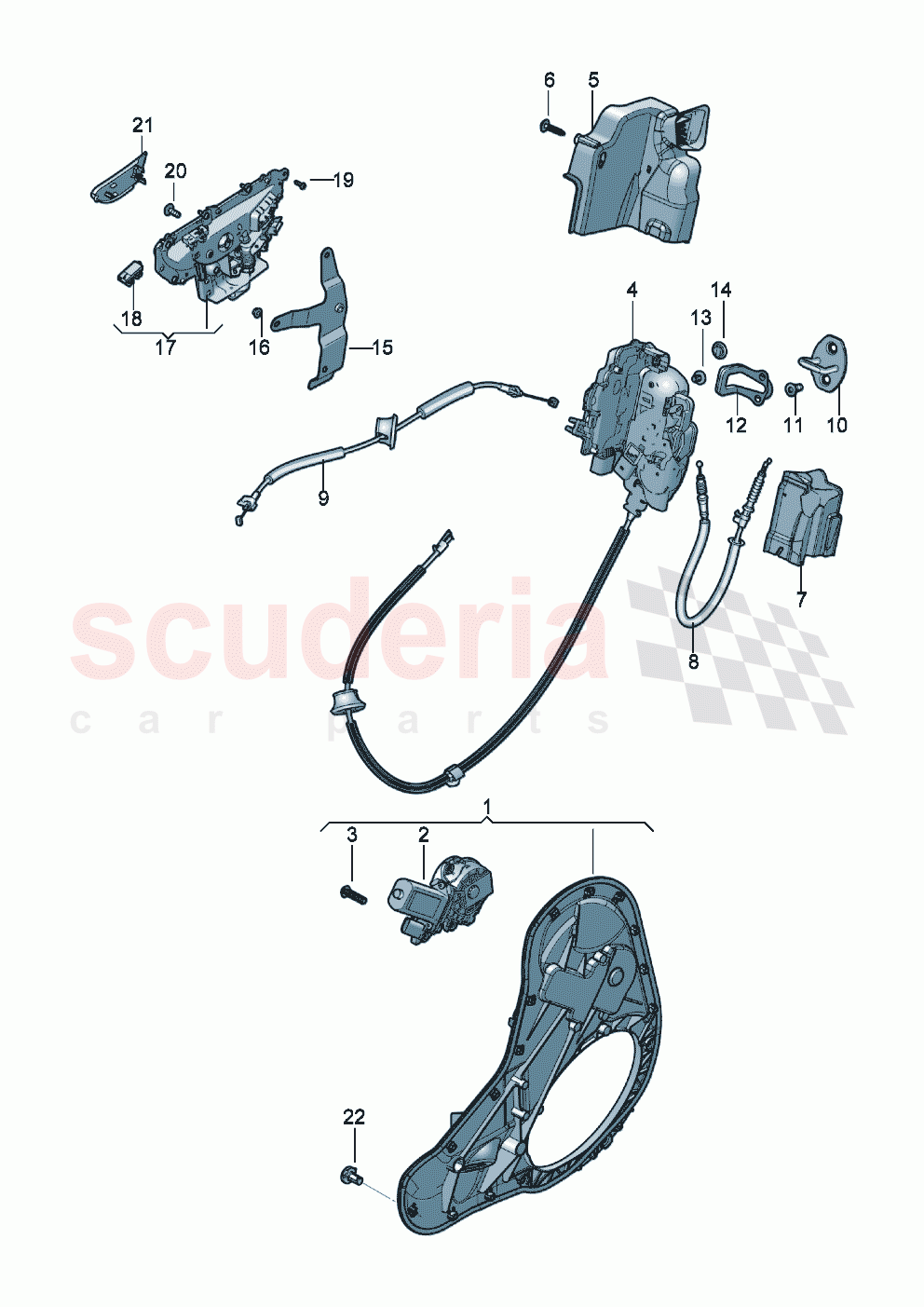 door handle, inner of Bentley Bentley New Continental GT (2025-2026)