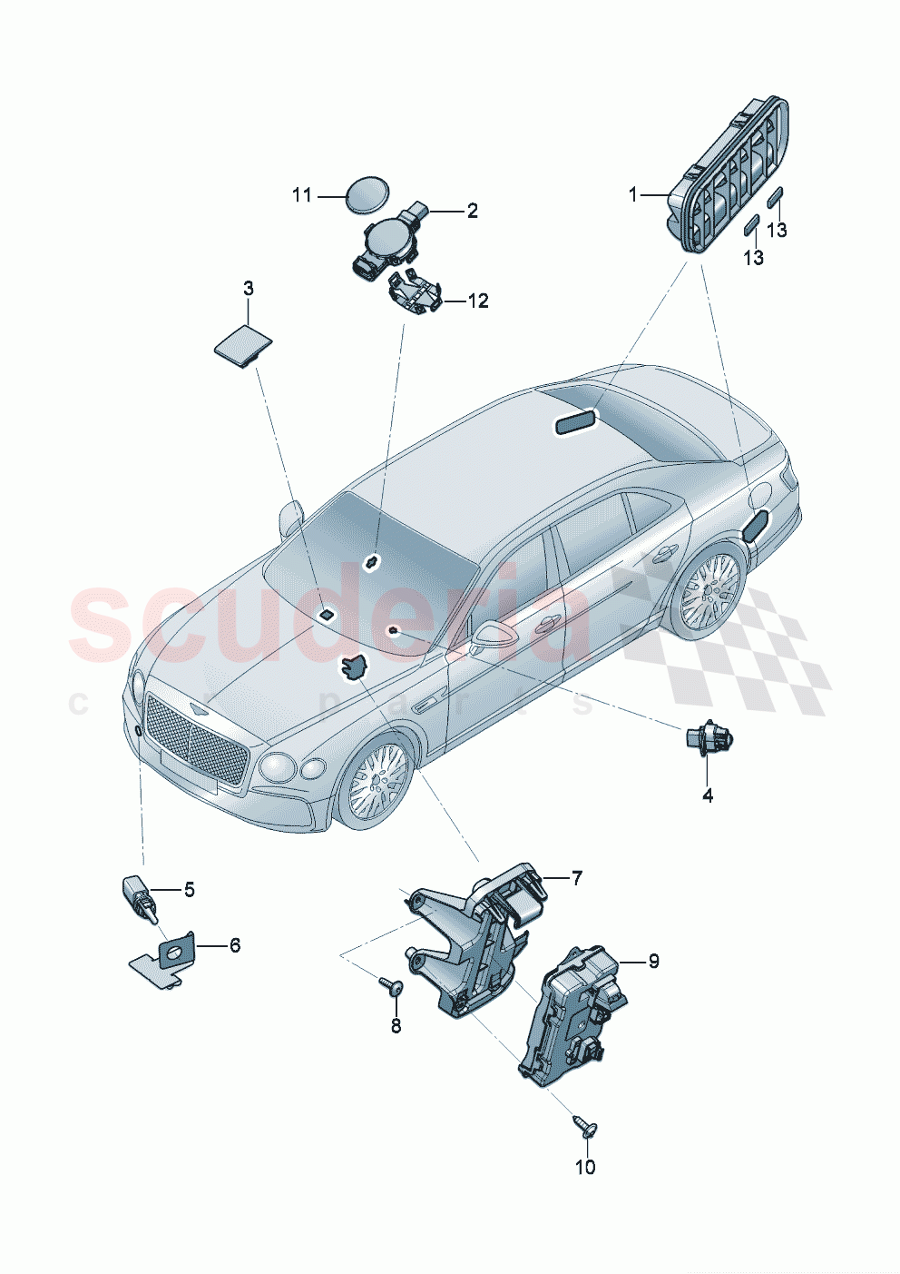 Air conditioning additional equipment of Bentley Bentley New Flying Spur (2025-2026)