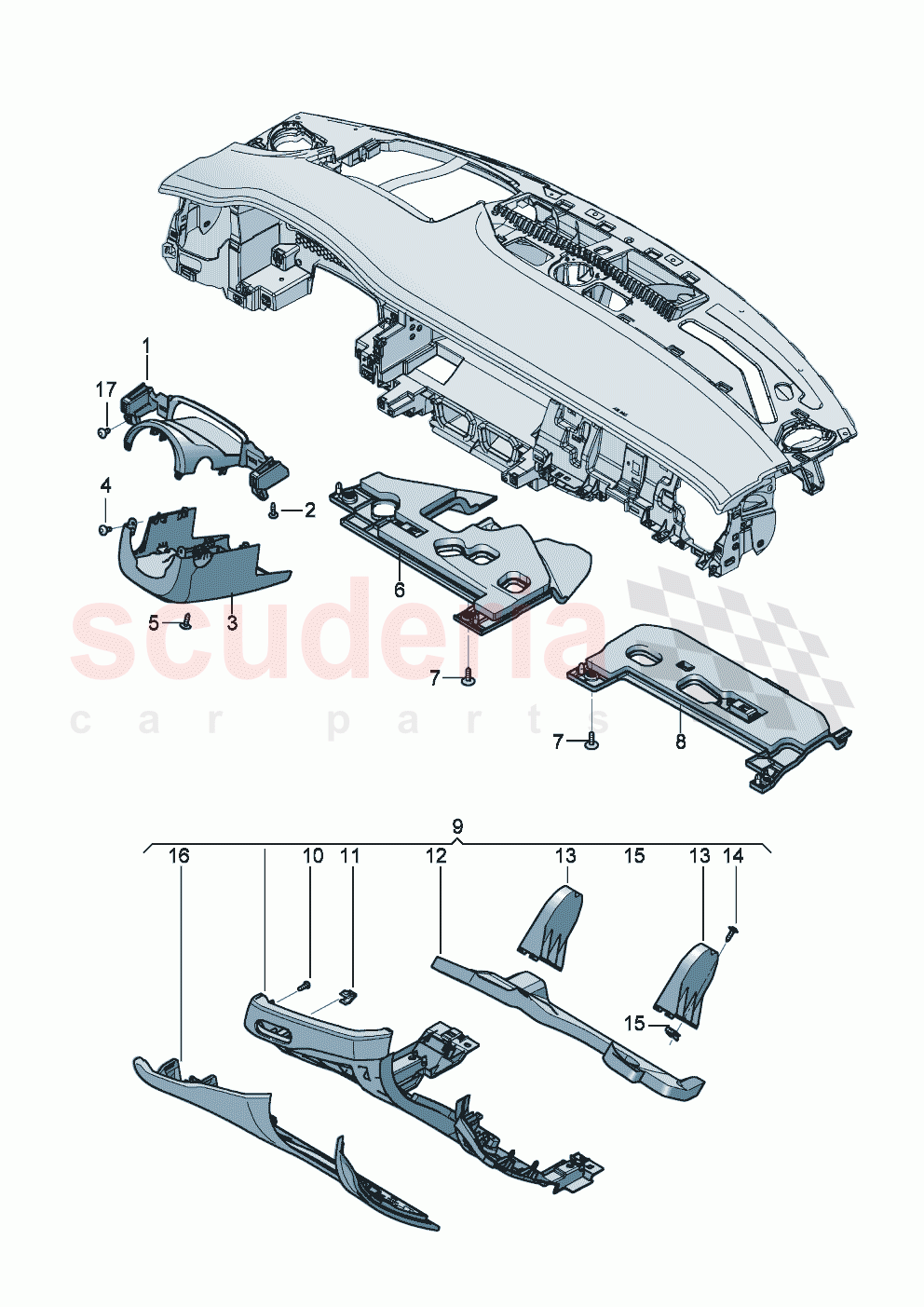 cover and trim for dashboard D >> - MJ 2025 of Bentley Bentley New Flying Spur (2025-2026)