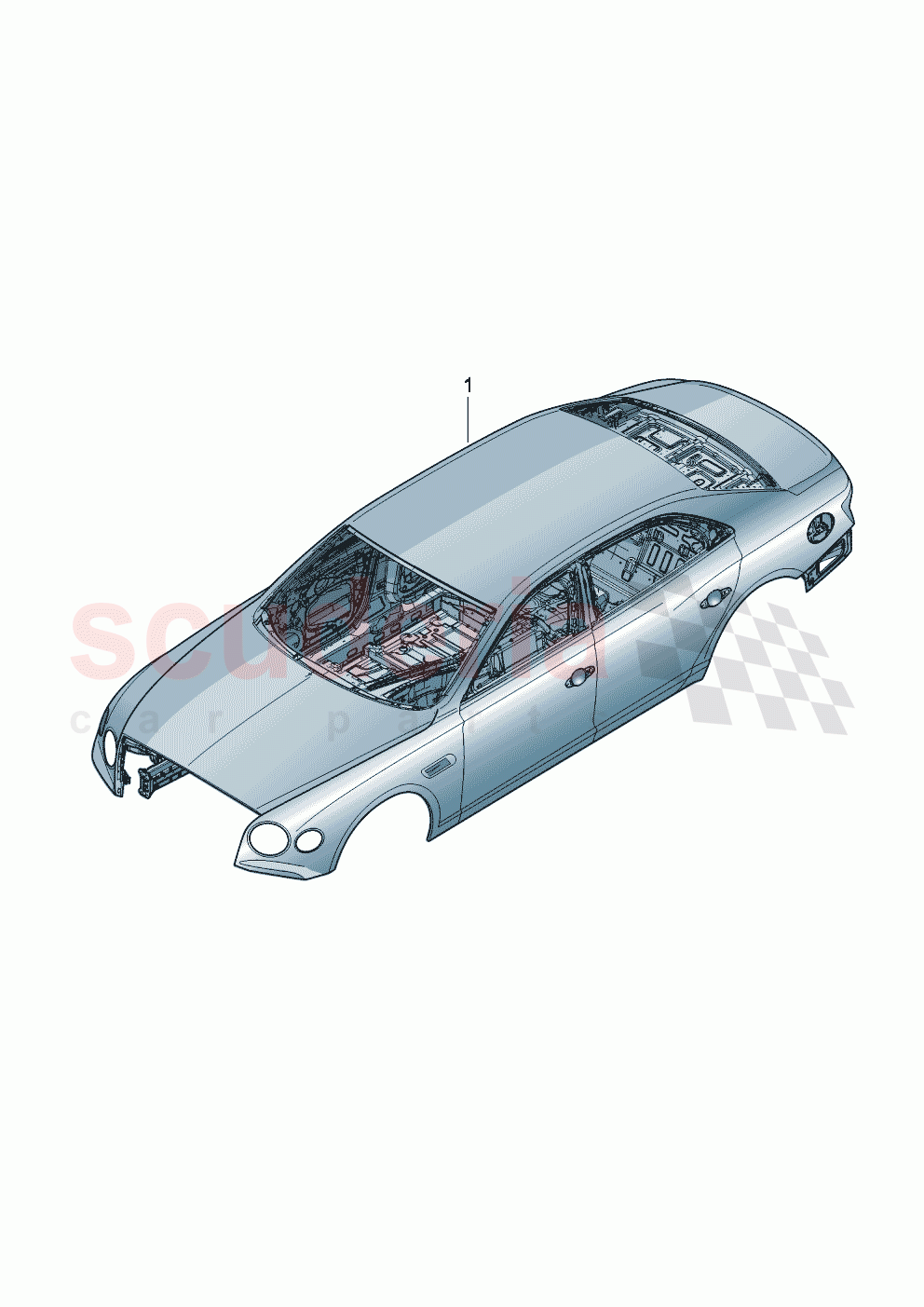 Body of Bentley Bentley New Flying Spur (2025-2026)