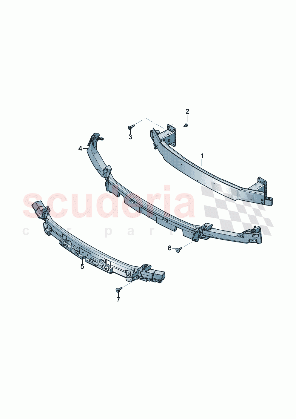 Bumper carrier of Bentley Bentley New Flying Spur (2025-2026)