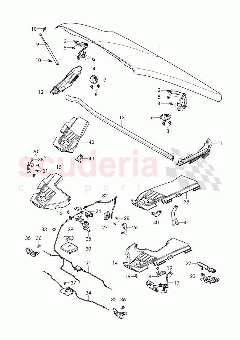 Hood of Bentley Bentley Bentayga (2015-2020)