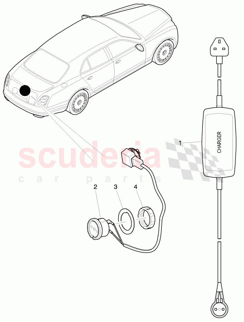 battery charger of Bentley Bentley Mulsanne (2010+)