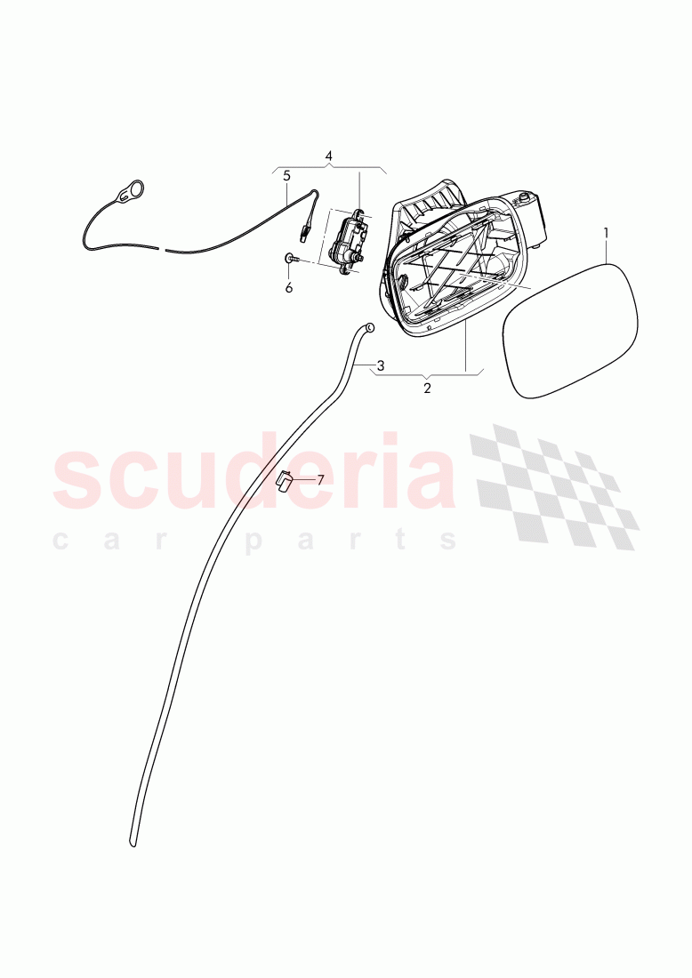 fuel filler door of Bentley Bentley Bentayga (2015-2020)