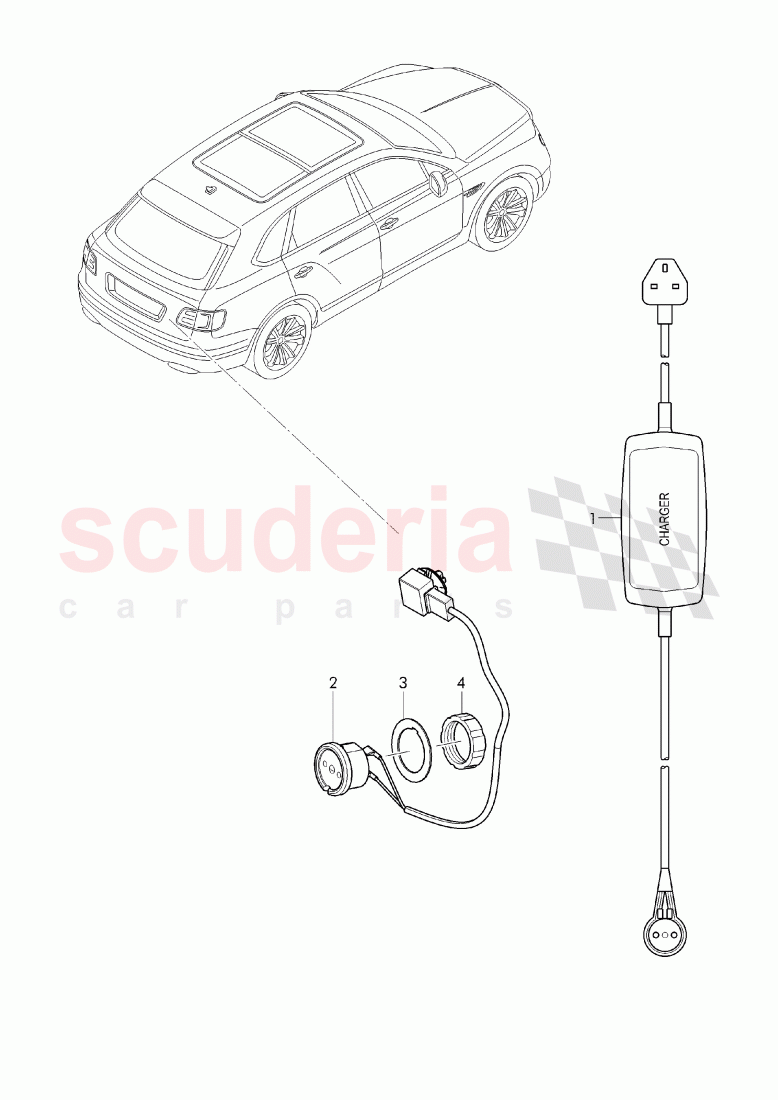 battery charger of Bentley Bentley Bentayga (2015-2020)