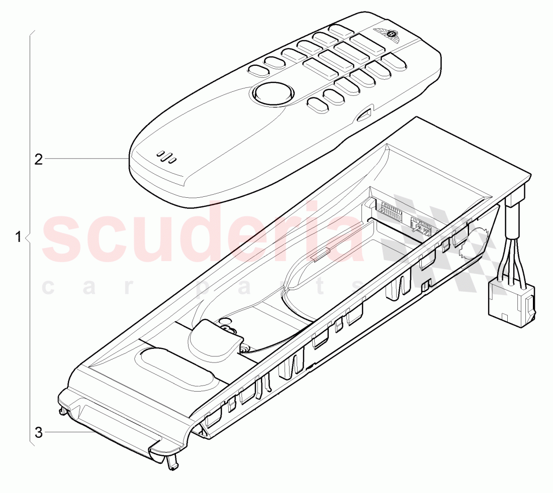 Original Accessories, telephone of Bentley Bentley Continental GTC (2011+)