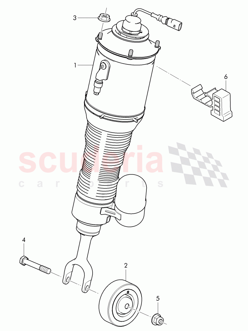 air spring damper of Bentley Bentley Continental Supersports (2017+)