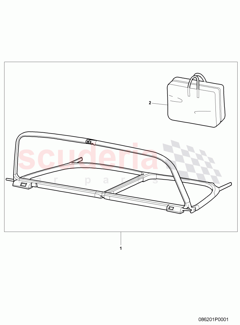 windscreen of Bentley Bentley Continental GTC (2006-2010)
