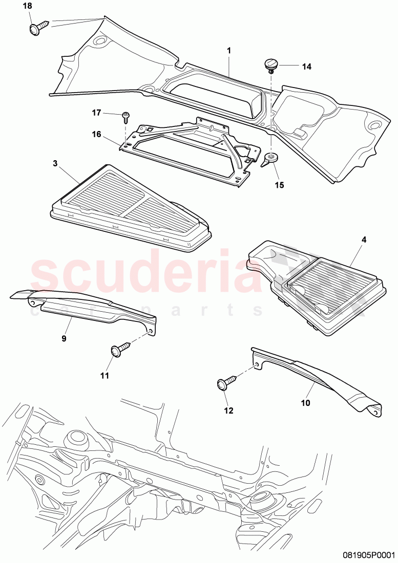 dust and pollen filter of Bentley Bentley Continental Supersports (2009-2011)