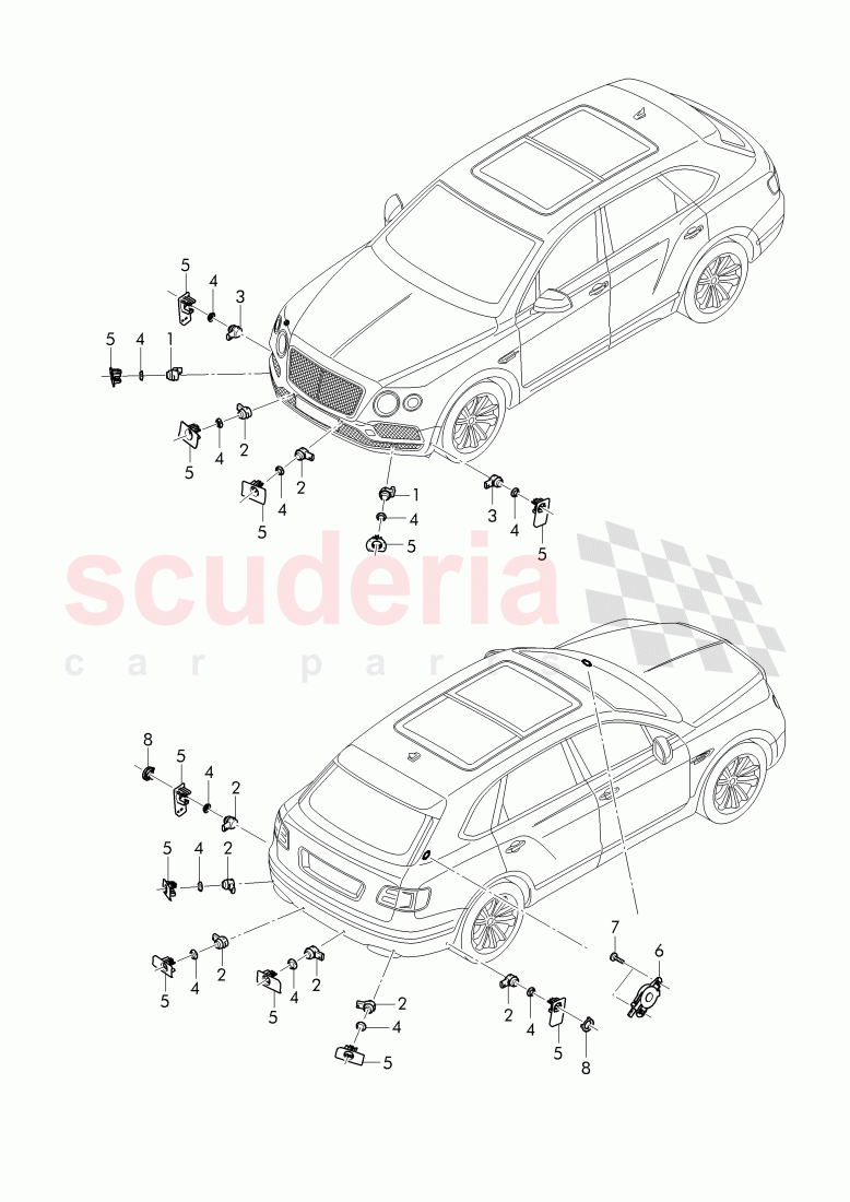 parking assist of Bentley Bentley Bentayga (2015-2020)