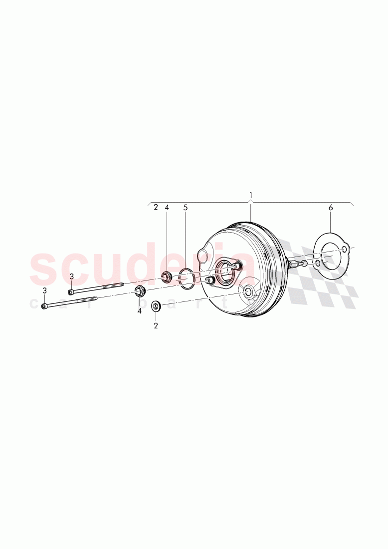 brake servo, for service installation of Bentley Bentley Continental Supersports Convertible (2017+)