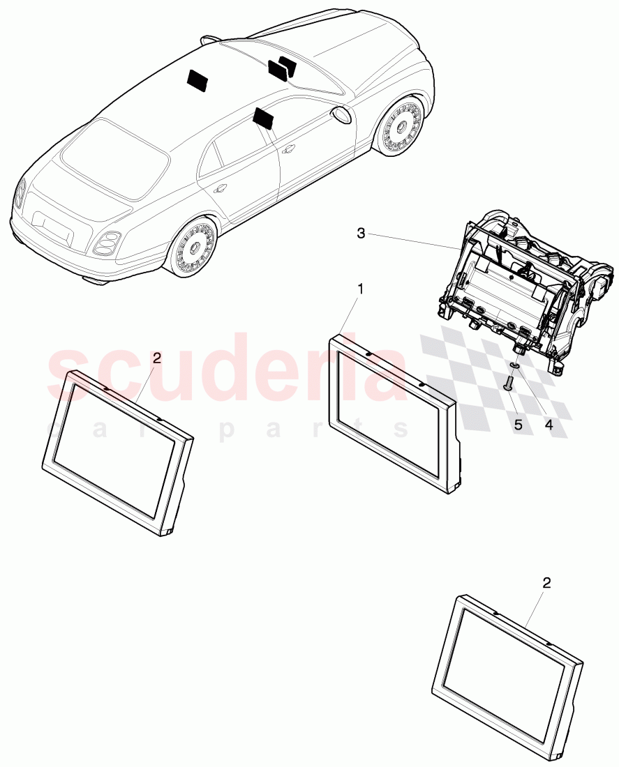for multimedia interface 'mmi', D >> - MJ 2016 of Bentley Bentley Mulsanne (2010+)