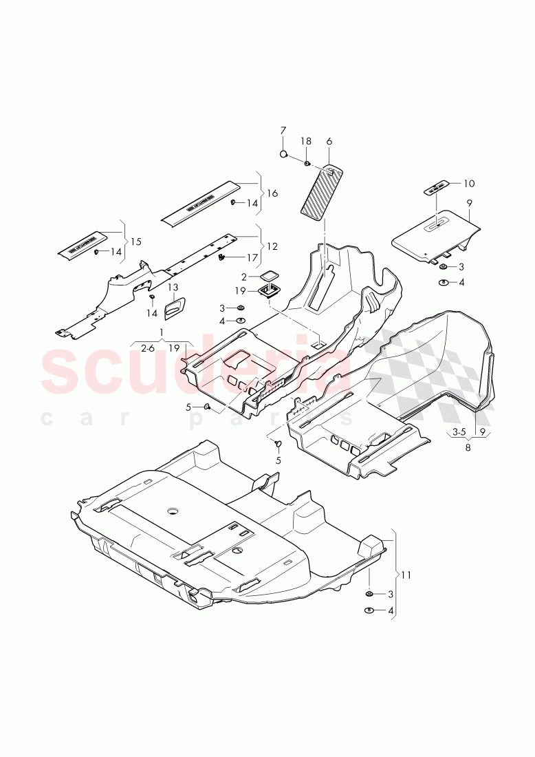 floor covering of Bentley Bentley Bentayga (2015-2020)