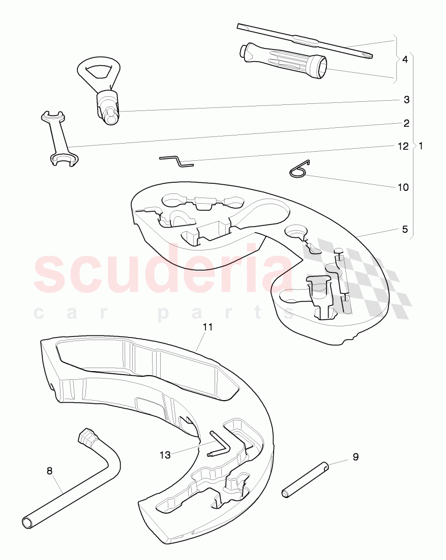 Vehicle tools, F >> 3W-C-072 139 of Bentley Bentley Continental Supersports (2009-2011)