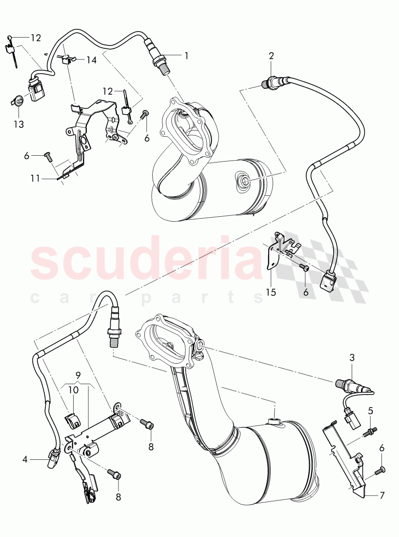 oxygen sensor of Bentley Bentley Continental Flying Spur (2013+)