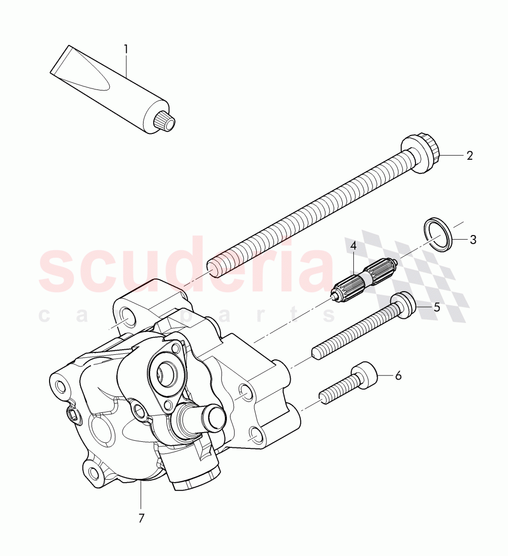 power steering pump of Bentley Bentley Continental GTC (2011+)
