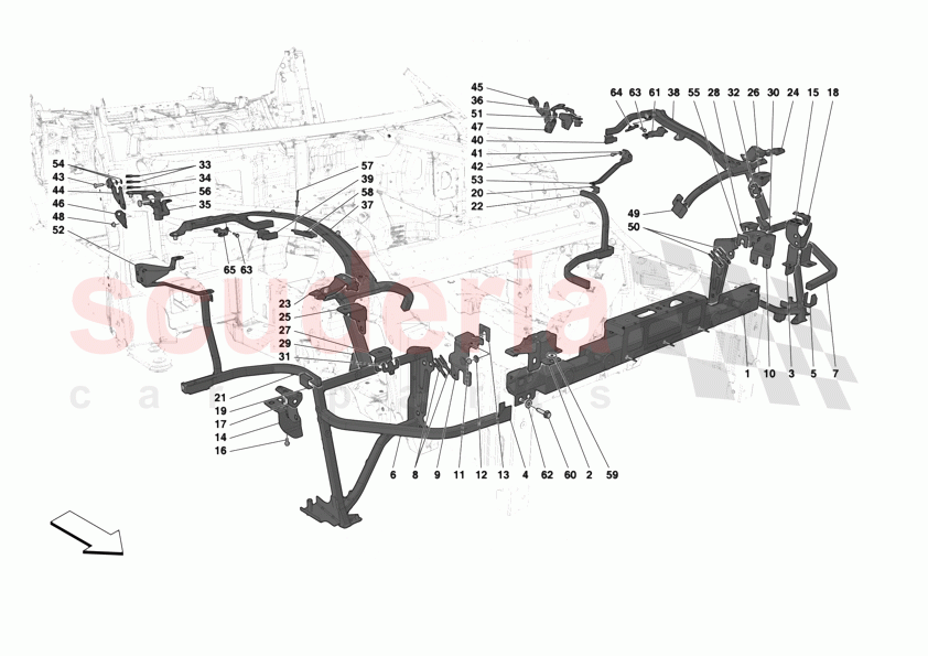 FRONT SUBSTRUCTURE of Ferrari Ferrari 12Cilindri Spider