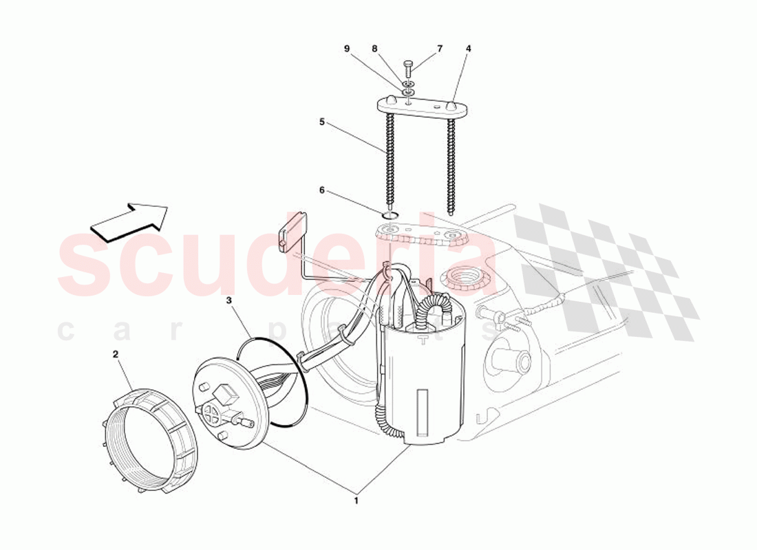 Fuel Pump of Ferrari Ferrari 575 Superamerica
