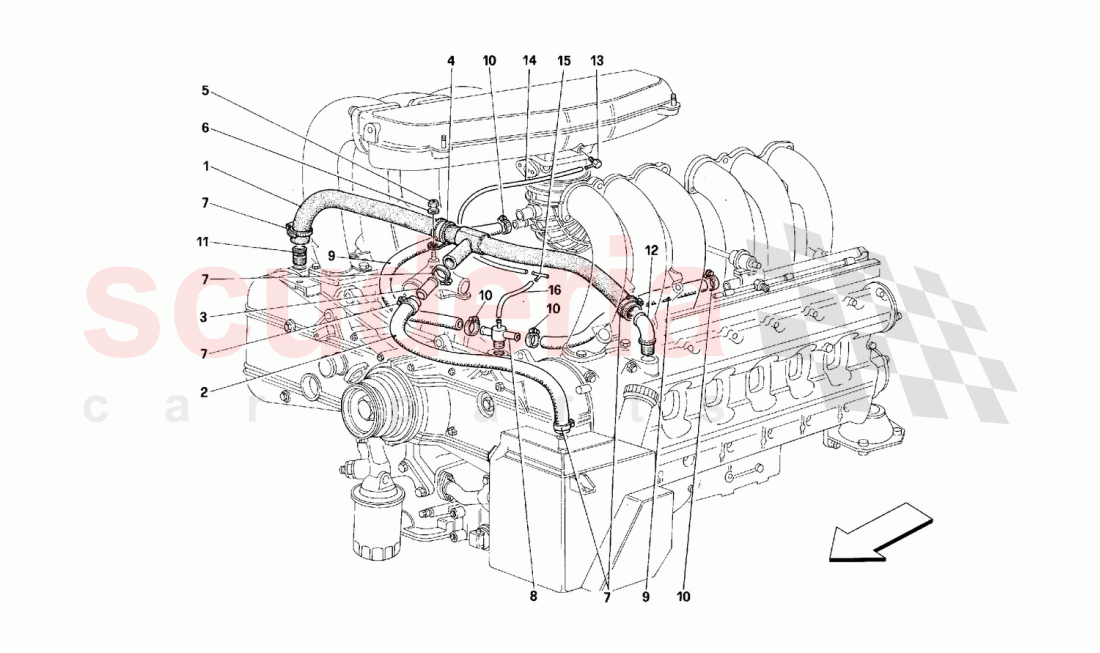 Blow-by of Ferrari Ferrari 512 TR