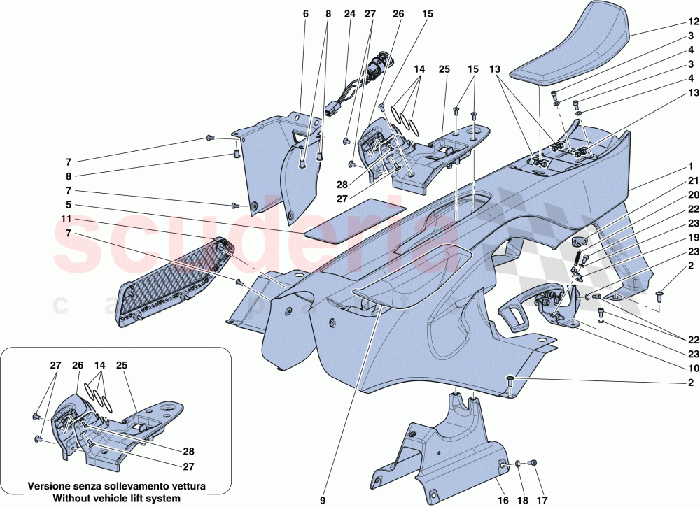 PASSENGER COMPARTMENT TRIM AND ACCESSORIES of Ferrari Ferrari LaFerrari Aperta