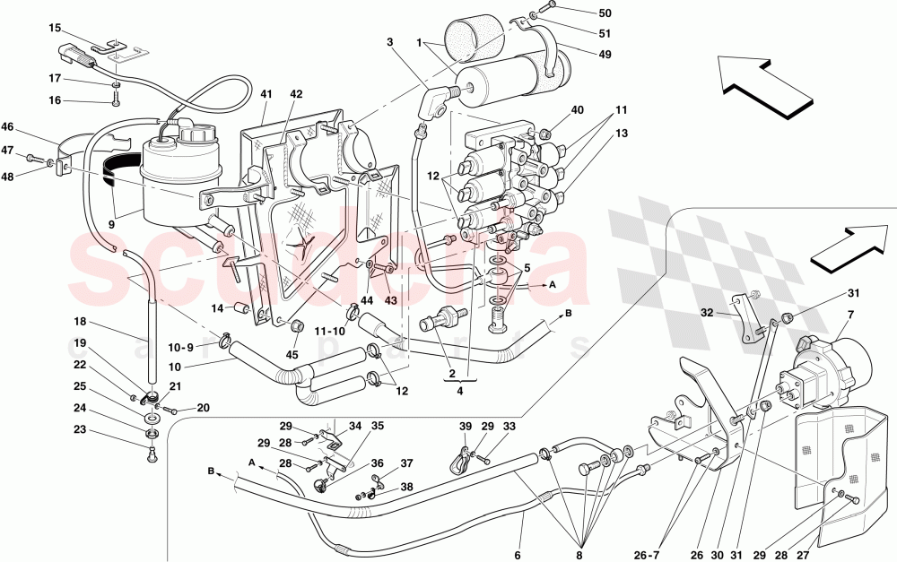 POWER UNIT AND TANK of Ferrari Ferrari 599 GTO
