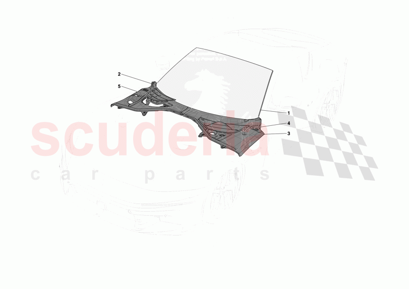 WINDSCREEN of Ferrari Ferrari 12Cilindri