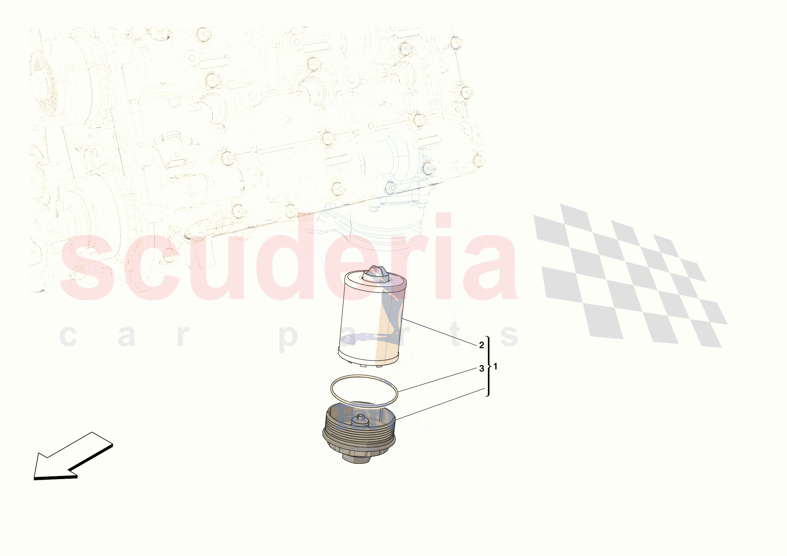 LUBRICATION FILTERS of Ferrari Ferrari 296 GTB USA